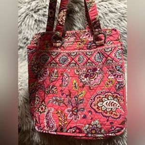 Vera Bradley Tote Bag in Call Me Coral/ Pre-Owned Excellent